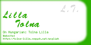 lilla tolna business card